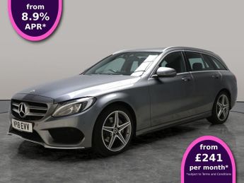 Mercedes C Class 2.1 C220d AMG Line G-Tronic+ (170 ps) - HEATED SEATS - NAV - BLU