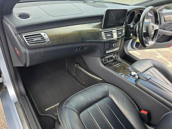 MERCEDES-BENZ CLS CLASS 3.0 CLS350 BlueTEC AMG Line in Silver with 84,000 miles, full hi