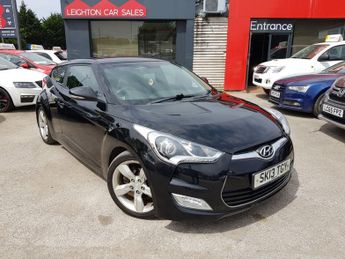 Hyundai Veloster 1.6 GDI 4d 138 BHP ,  ** BLACK , LOW MILEAGE , ONLY 48,047 MILES