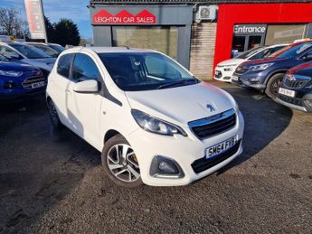 Peugeot 108 1.2 ALLURE 5d 82 BHP ** WHITE **MAIN DEALER AND INDEPENDENT SERV