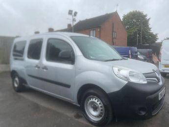 RENAULT KANGOO MAXI 1.5 LL21 CORE DCI  CREW CAB 90 BHP NO VAT 5 SER CREW VAN !!! FSH