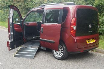 Fiat Doblo 4 Seat + 1 Passenger Up Front Auto Wheelchair Accessible Vehicle