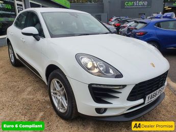Porsche Macan 3.0 D S PDK 5d 258 BHP IN WHITE WITH 74,000 MILES AND A FULL SER