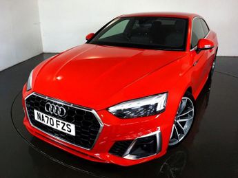 Audi A5 2.0 TFSI S LINE MHEV 2d AUTO-1 OWNER FROM NEW FINISHED IN TANGO 