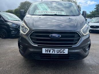 FORD TRANSIT CUSTOM 2.0 T320 LOW MLS LTD  BIGGER 185 BHP  LWB AUTO CREW CAB VAN 