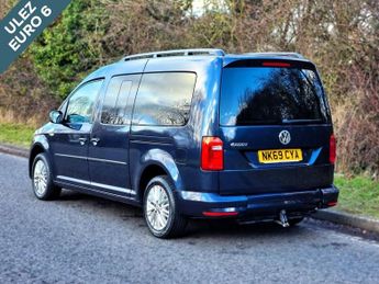 Volkswagen Caddy 5 Seat Auto Wheelchair Accessible Vehicle With Power Ramp & Tail