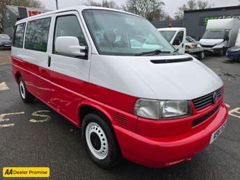Volkswagen Caravelle 2.5 VARIANT 8STR SWB TDI 101 BHP IN RED AND WHITE , COMPLETE BOD
