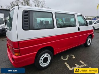 VOLKSWAGEN CARAVELLE 2.5 TDI Variant SWB 8 Seater in red/white, 121,000 miles, full r