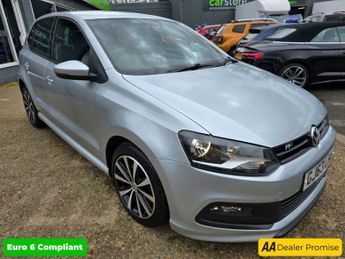 Volkswagen Polo 1.2 R LINE TSI 5d 104 BHP IN SILVER WITH 57,258 MILES, 2 OWNERS 