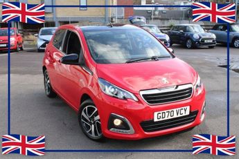Peugeot 108 1.0 ALLURE 5d 72 BHP. One owner full service history