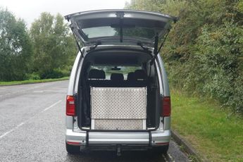 Volkswagen Caddy 5 Seat Auto Wheelchair Accessible Car With Power Ramp & Tailgate