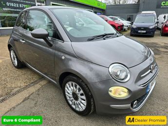 Fiat 500 1.2 LOUNGE 3d 69 BHP IN GREY WITH 59,820 MILES AND A FULL SERVIC