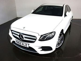 Mercedes E Class 2.0 E 220 D AMG LINE 4d-2 OWNER CAR FINISHED IN POLAR WHITE WITH