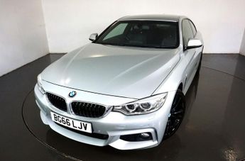 BMW 420 2.0 420I XDRIVE M SPORT 2d-FINISHED IN GLACIER SILVER WITH BLACK