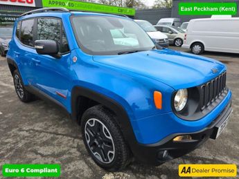 Jeep Renegade 2.0 M-JET TRAILHAWK 5d 168 BHP IN STUNNING BLUE WITH 70,500 MILE