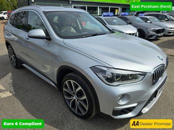 BMW X1 2.0 XDRIVE20I XLINE 5d 189 BHP  IN SILVER WITH 66,800 MILES AND 
