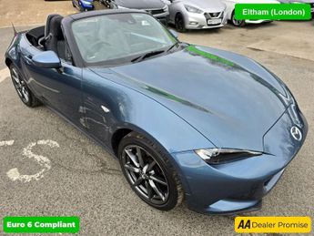 Mazda MX5 2.0 SPORT NAV 2d 158 BHP IN BLUE WITH 54,500 MILES AND A FULL SE