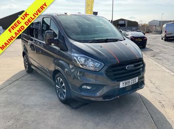 Ford Transit 2.0 310 SPORT SWB DOUBLE CAB IN VAN L1 H1 168 BHP with air con, 