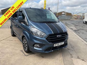 Ford Transit 2.0 310 SPORT AUTO SWB DOUBLE CAB IN VAN L1 H1 168 BHP with sat 