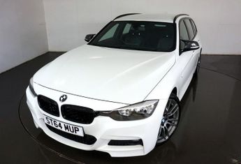BMW 318 2.0 318D M SPORT TOURING 5d-FINISHED IN ALPINE WHITE WITH BLACK 