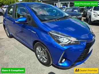 Toyota Yaris 1.5 VVT-I ICON 5d 135 BHP IN BLUE WITH 22,000 MILES AND A FULL S