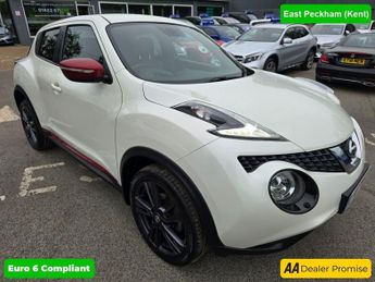 Nissan Juke 1.2 ENVY 5d 115 BHP IN WHITE WITH 64,000 MILES AND A SERVICE HIS