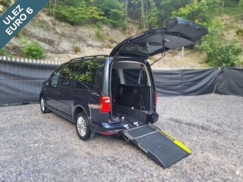 Volkswagen Caddy 5 Seat Petrol Auto Wheelchair Accessible Disabled Access Ramp Ca