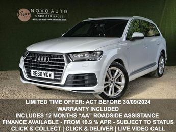 Audi Q7 3.0 TDI QUATTRO S LINE MHEV 5d 282 BHP