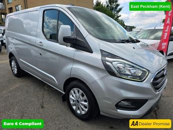 Ford Transit 2.0 340 LIMITED P/V MHEV ECOBLUE 129 BHP IN SILVER WITH 63,800 M