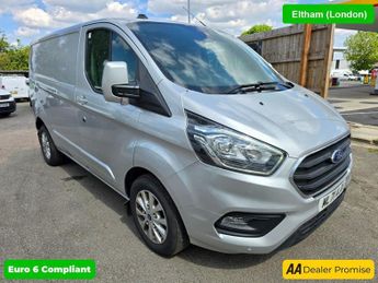 Ford Transit 2.0 340 LIMITED P/V MHEV ECOBLUE 129 BHP IN SILVER WITH 63,800 M
