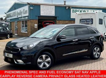 Kia Niro 1.6 3 PHEV AURORA BLACK with BLACK HEATED LEATHER 104 BHP