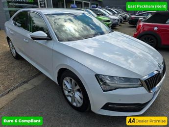 Skoda Superb 2.0 SE TDI 5d 148 BHP IN WHITE WITH 71,300 MILES AND A FULL SERV