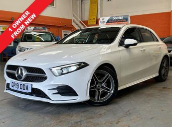 Mercedes A Class 1.5 A 180 D AMG LINE EXECUTIVE 5 DOOR DIESEL WHITE 1 OWNER FROM 
