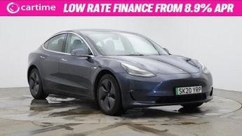 Tesla Model 3 LONG RANGE AWD 4d 302 BHP Panoramic Roof, Rear View Camera, 15-I