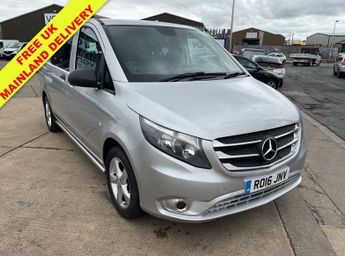 Mercedes Vito 2.1 116 BLUETEC SPORT 163 BHP 5 SEAT DOUBLE CAB IN VAN with air 
