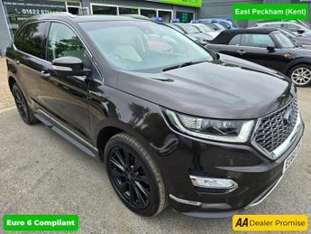 Ford Edge 2.0 VIGNALE TDCI 5d 207 BHP IN BROWN WITH 83,562 MILES AND A FUL