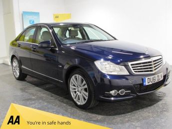 Mercedes C Class 1.8 C180 BLUEEFFICIENCY ELEGANCE EDITION 125 4dr 156 Sat Nav-Blu