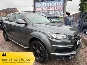 Audi Q7 3.0 TDI QUATTRO S LINE PLUS 5d 245 BHP