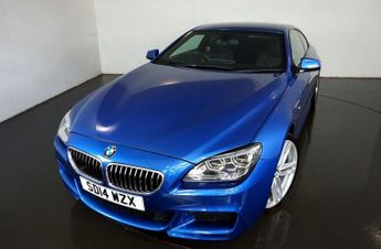 BMW 640 3.0 640D M SPORT 2d-FINISHED IN ESTORIL BLUE WITH BLACK DAKOTA L