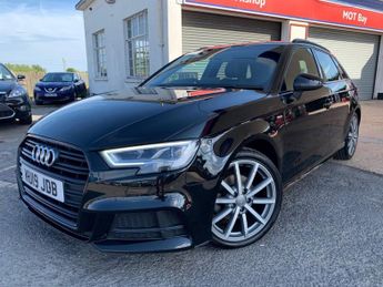 Audi A3 1.5 SPORTBACK TFSI BLACK EDITION 5d 148 BHP