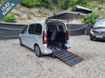 Peugeot Partner 3 Seat Euro 6 Wheelchair Accessible Disabled Access Ramp Car