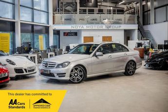 Mercedes C Class 2.1 C220 CDI BLUEEFFICIENCY AMG SPORT PLUS 4d 168 BHP