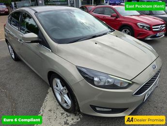 Ford Focus 1.5 ZETEC TDCI 5d 118 BHP IN SILVER WITH 98,000 MILES AND A SERV