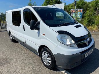 Vauxhall Vivaro 2.0 CDTI 2900 L2 LWB 6 SEAT NO VAT VAN 113 BHP