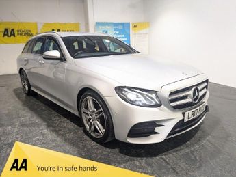 Mercedes E Class 2.0 E 220 D AMG LINE 5dr Estate 192 Sat Nav-1/2 Leather-Rear cam