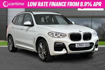 BMW X3 2.0 XDRIVE20I M SPORT 5d 181 BHP Panoramic Sunroof, Black Leathe