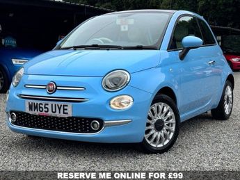 Fiat 500 1.2 Lounge [Pan Roof] 3dr - LOW MILEAGE