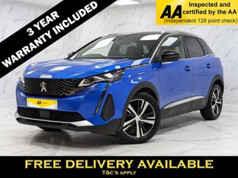 Peugeot 3008 1.2 PURETECH S/S GT 5d 129 BHP