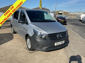 Mercedes Vito 2.0 114 5 SEAT CREW AUTO PROGRESSIVE L2 135 BHP with air con, cr