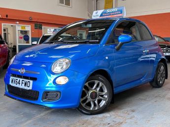 Fiat 500 1.2 S 3 DOOR PETROL BLUE 1 FORMER KEEPER LOW TAX